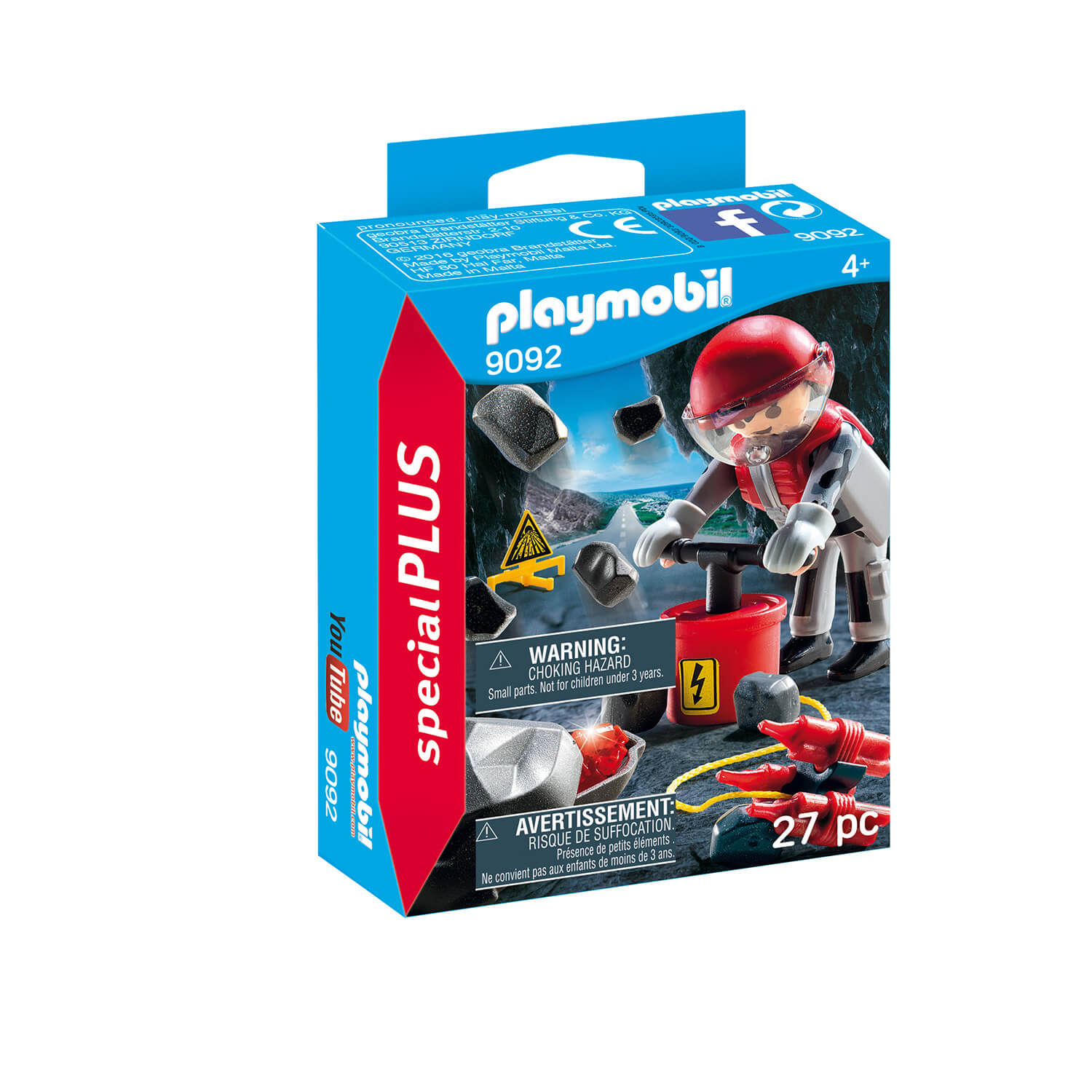 PLAYMOBIL Special Plus Rock Blaster with Rubble (9092)