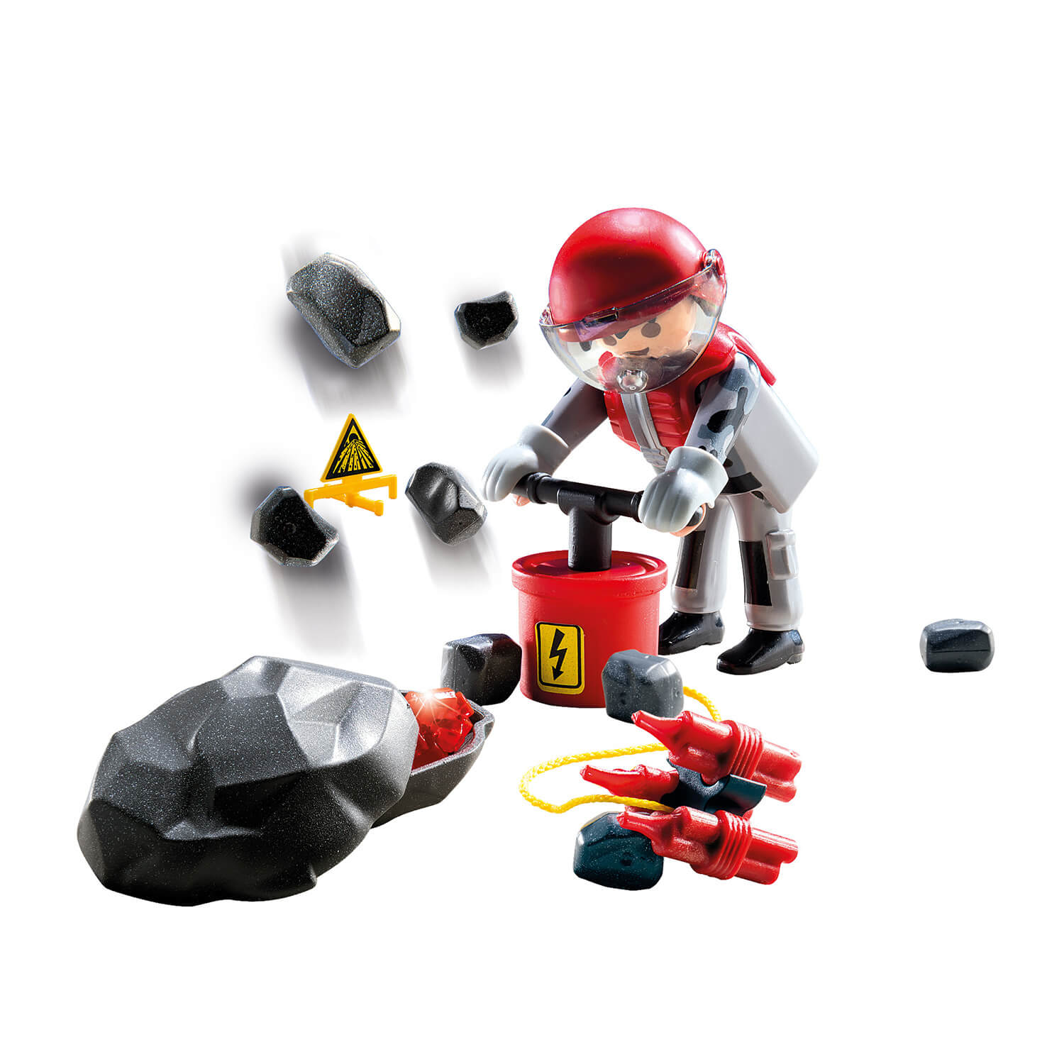 PLAYMOBIL Special Plus Rock Blaster with Rubble (9092)