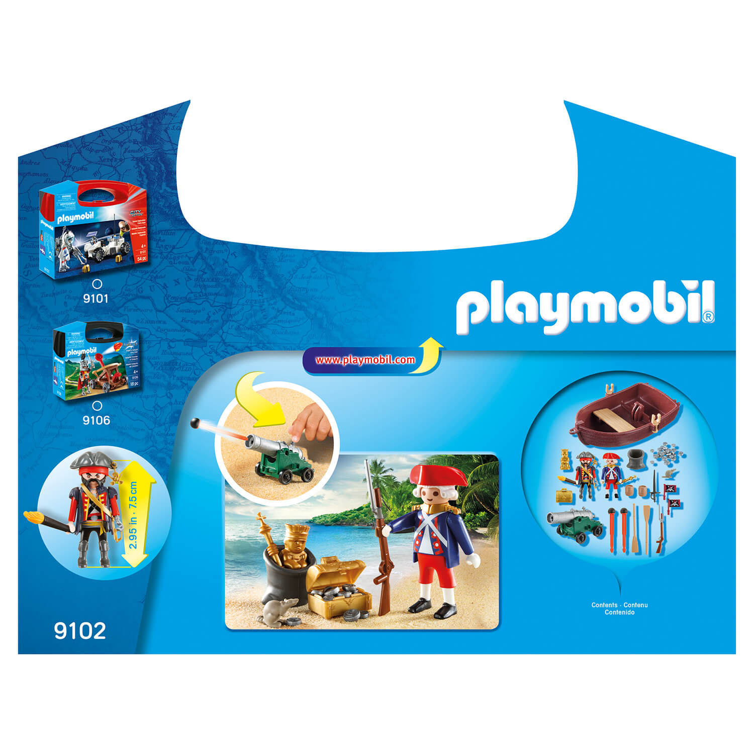 PLAYMOBIL Carry Case Pirate Raider Carry Case (9102)