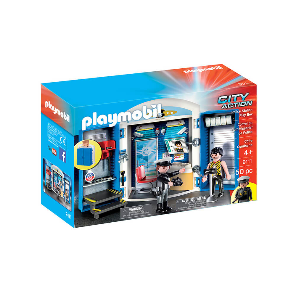 PLAYMOBIL Play Box Police Station Play Box (9111)