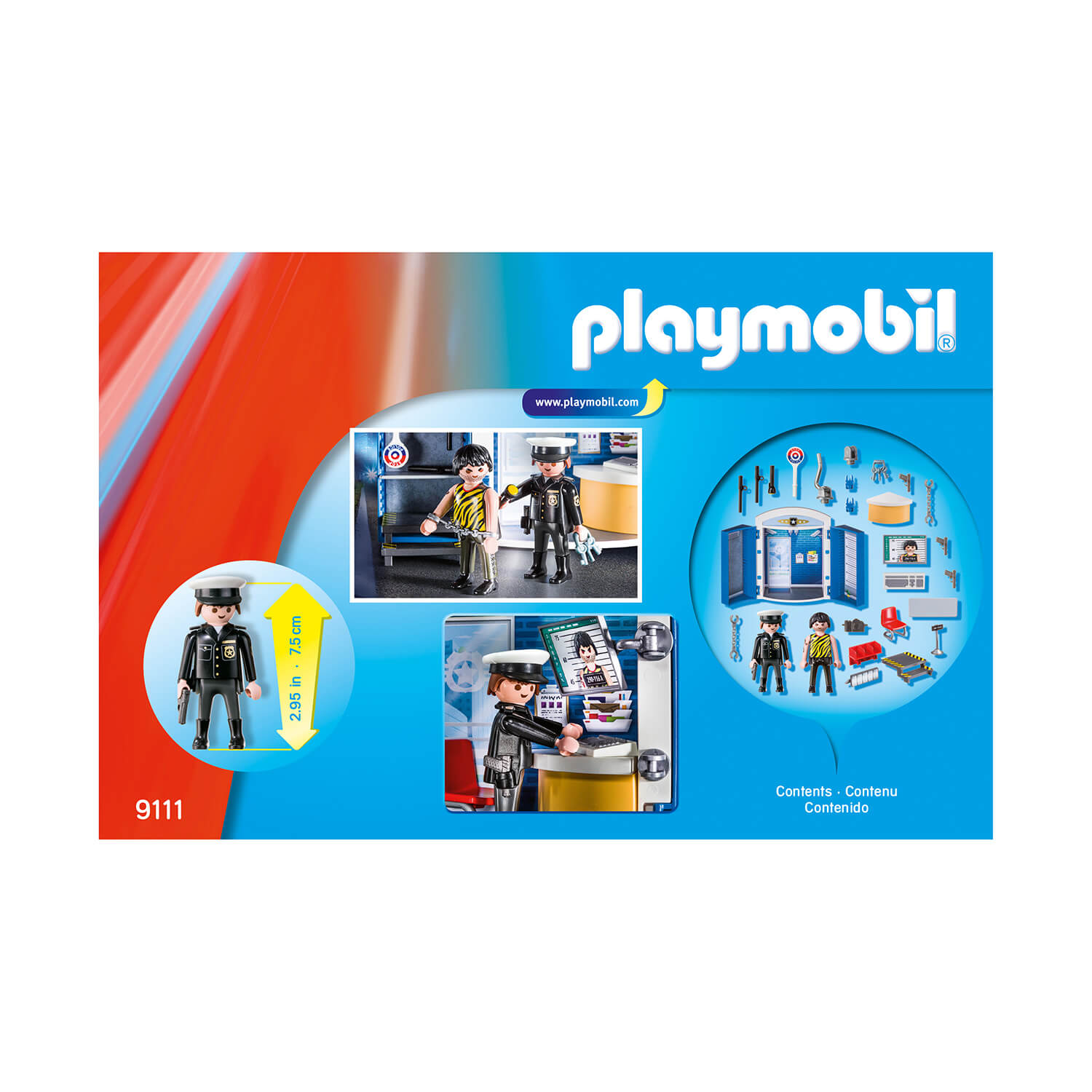 PLAYMOBIL Play Box Police Station Play Box (9111)