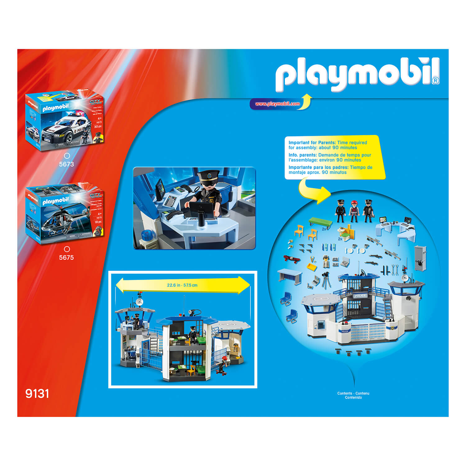 PLAYMOBIL Police Police Headquarters with Prison (9131)