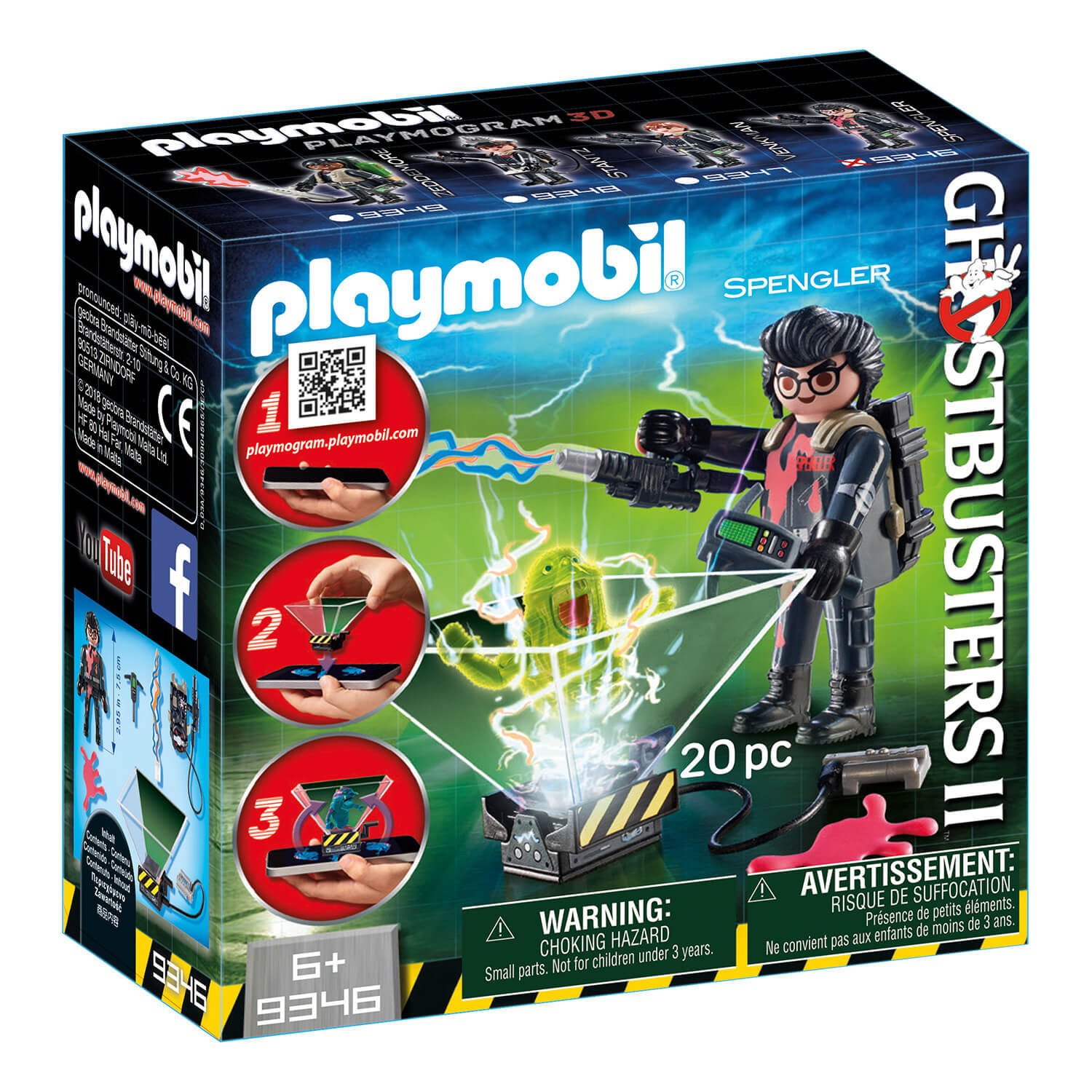 PLAYMOBIL Ghostbusters II PLAYMOGRAM 3D Egon Spengler (9346)