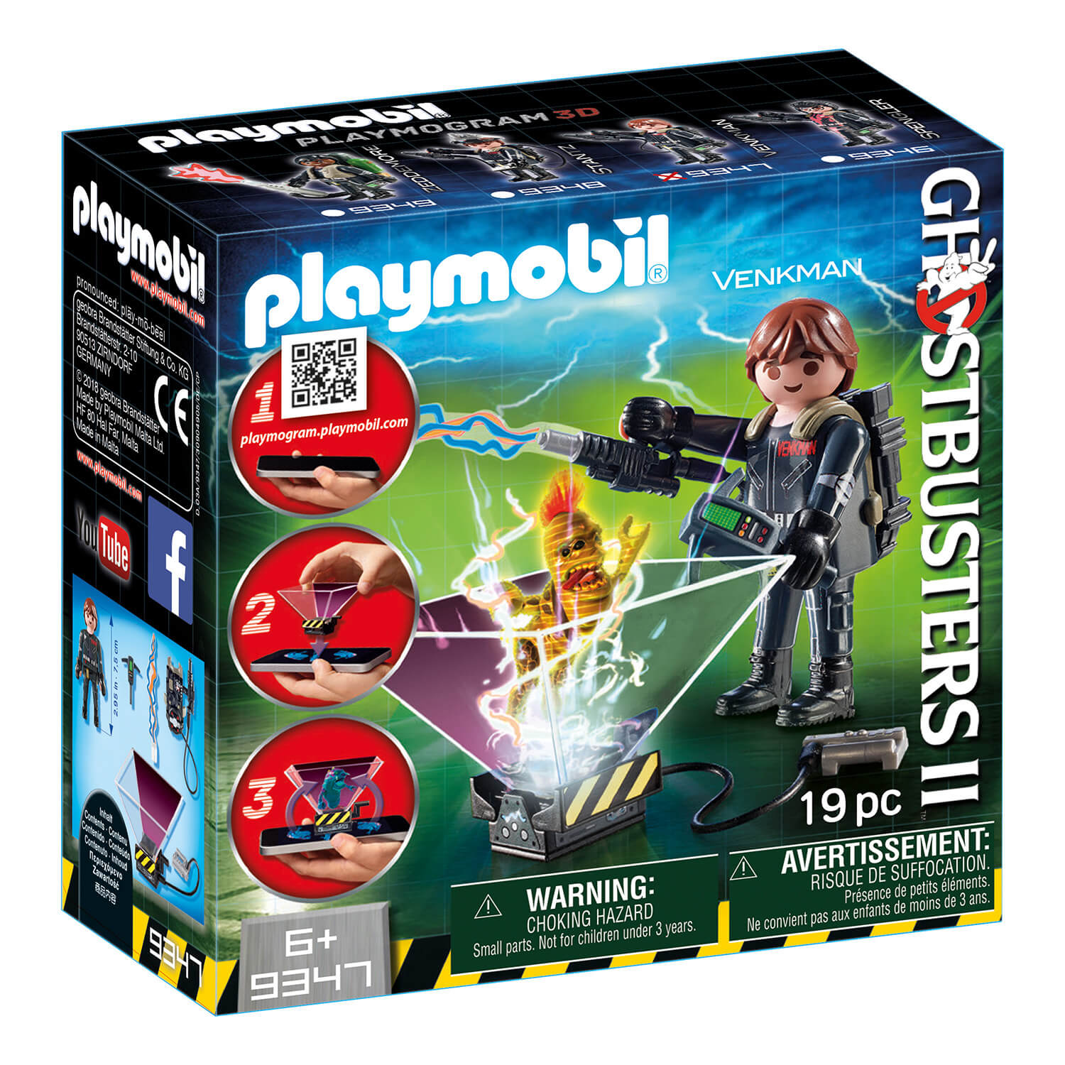 PLAYMOBIL Ghostbusters II PLAYMOGRAM 3D  Peter Venkman (9347)