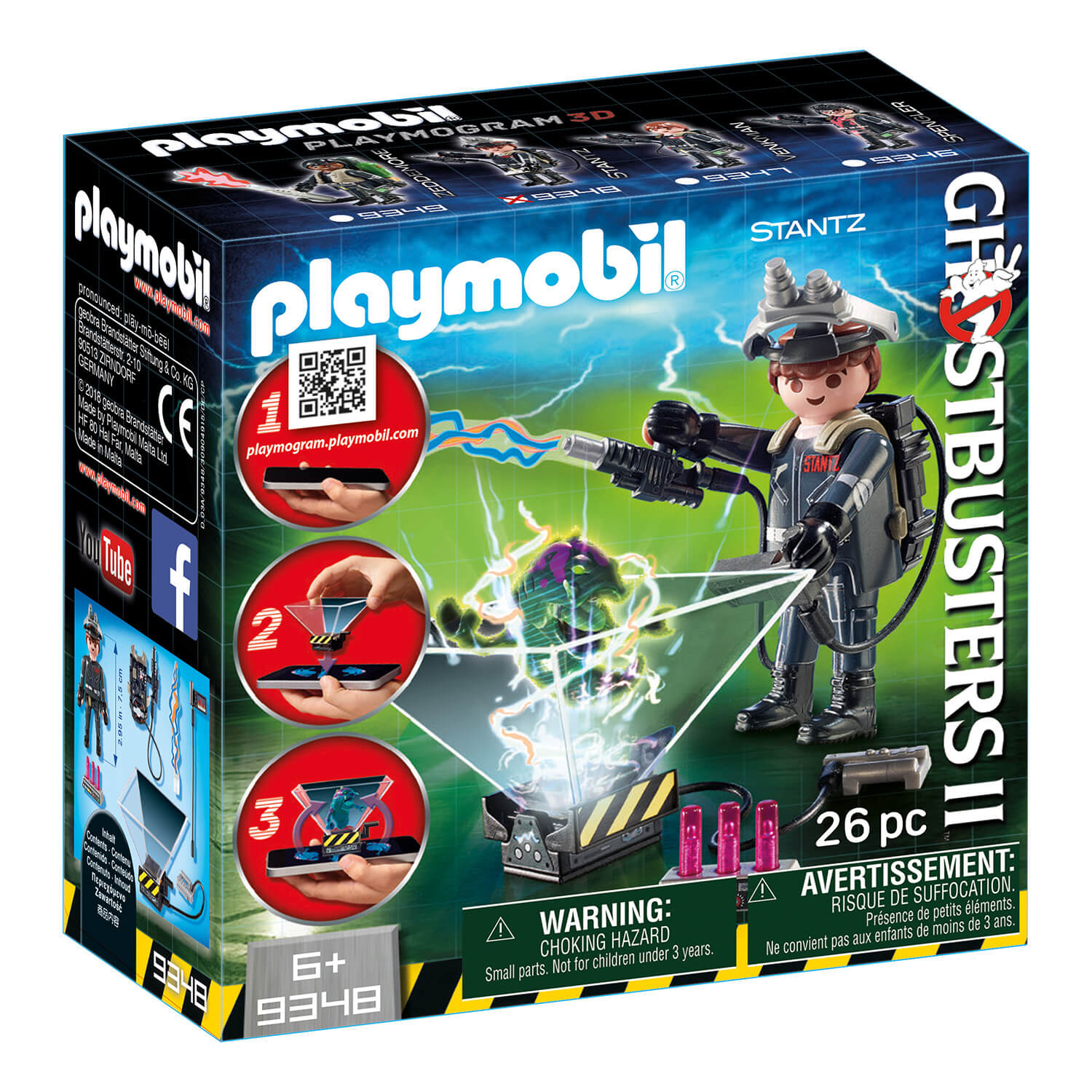 PLAYMOBIL Ghostbusters II PLAYMOGRAM 3D Raymond Stantz (9348)