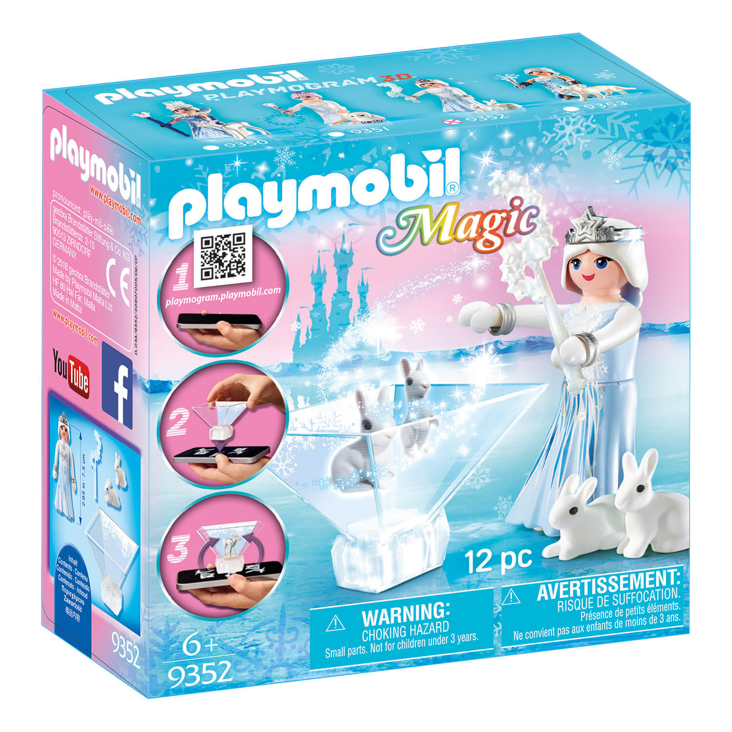 PLAYMOBIL PLAYMOGRAM 3D - Ice Princesses Star Shimmer Princess (9352)
