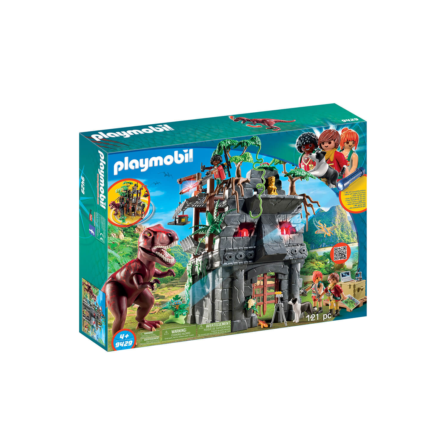 PLAYMOBIL Dinos Hidden Temple with T-Rex (9429)