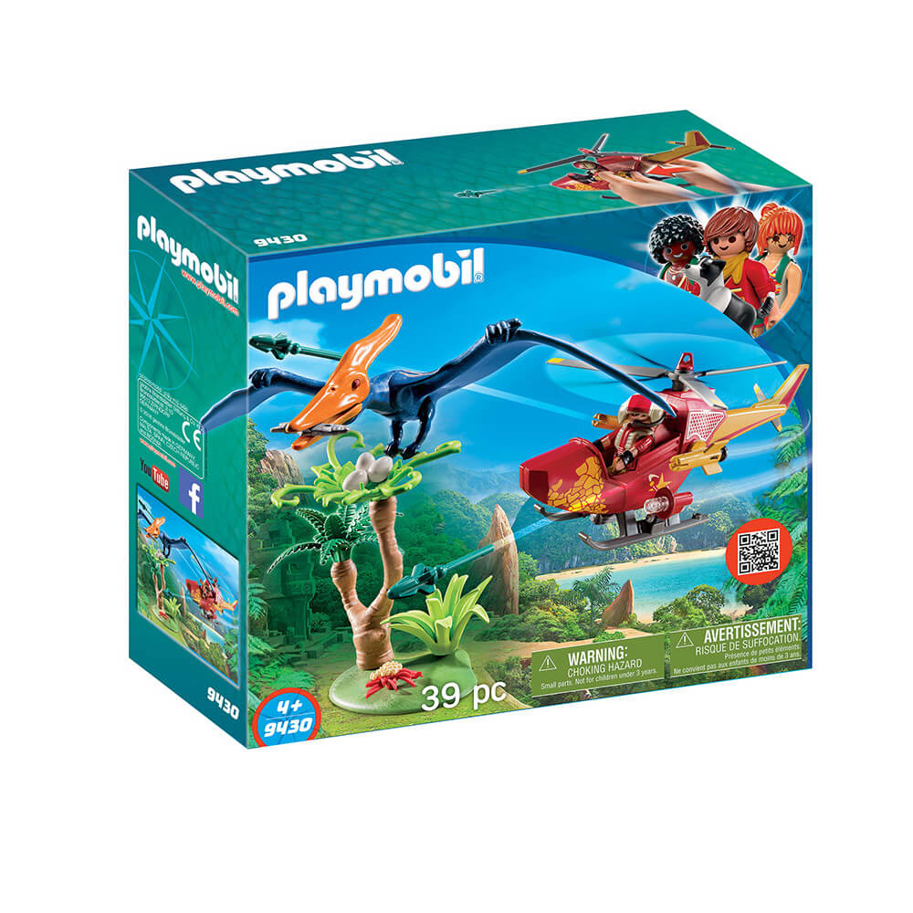 PLAYMOBIL Dinos Adventure Copter with Pterodactyl (9430)