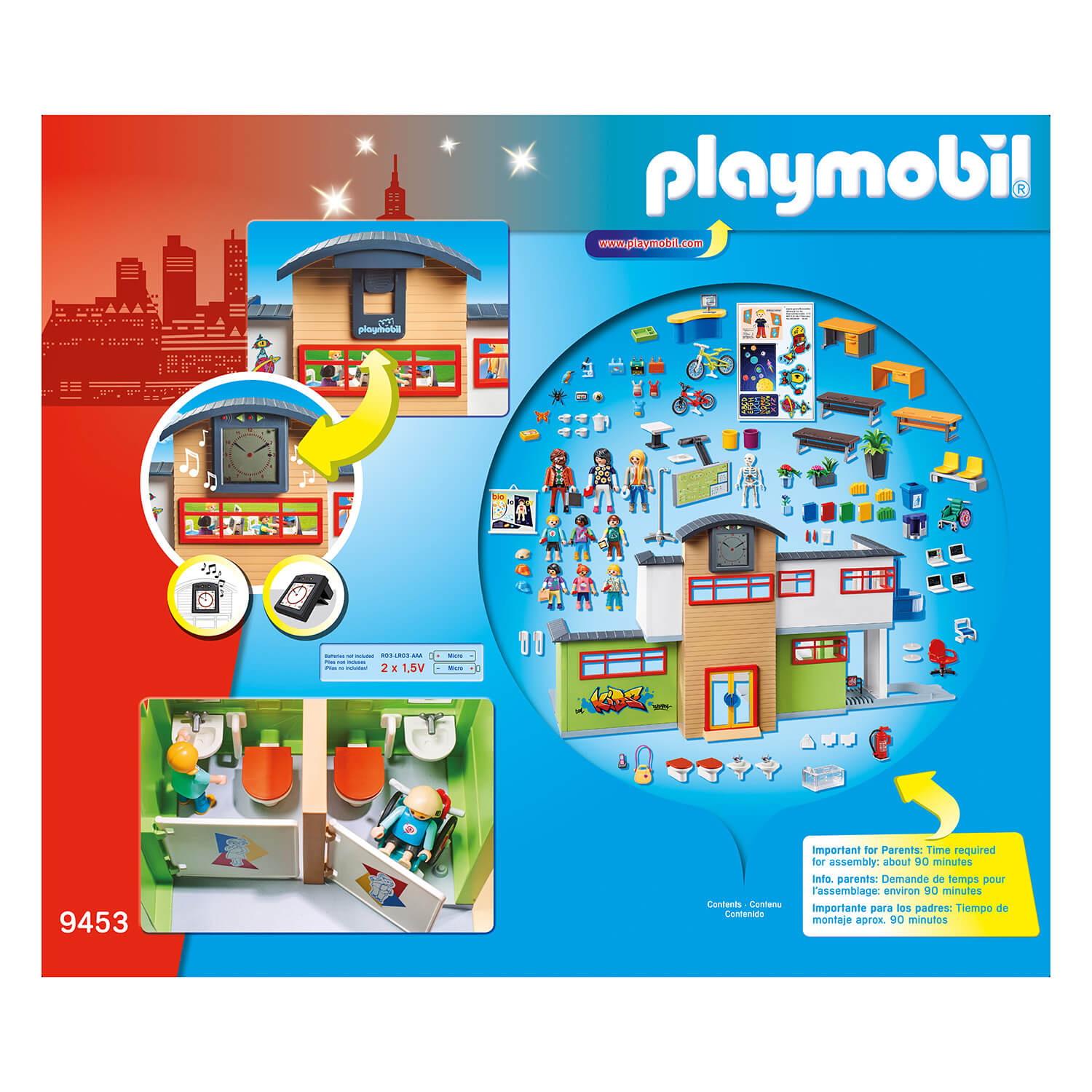 PLAYMOBIL School Furnished School Building (9453)