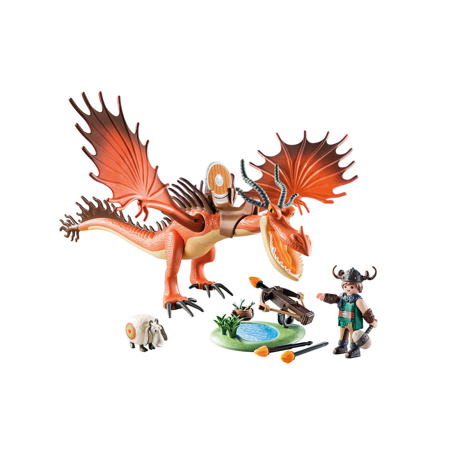 PLAYMOBIL DreamWorks Dragons II Snotlout and Hookfang (9459)