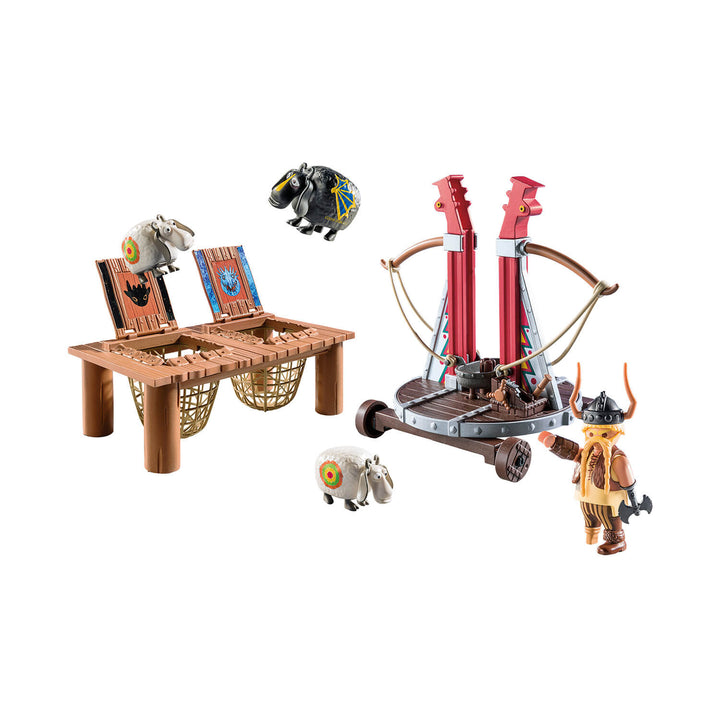 Playmobil DreamWorks Dragons 9461 – Gobber The Belch Avec écharpe De Mouton, Neuf