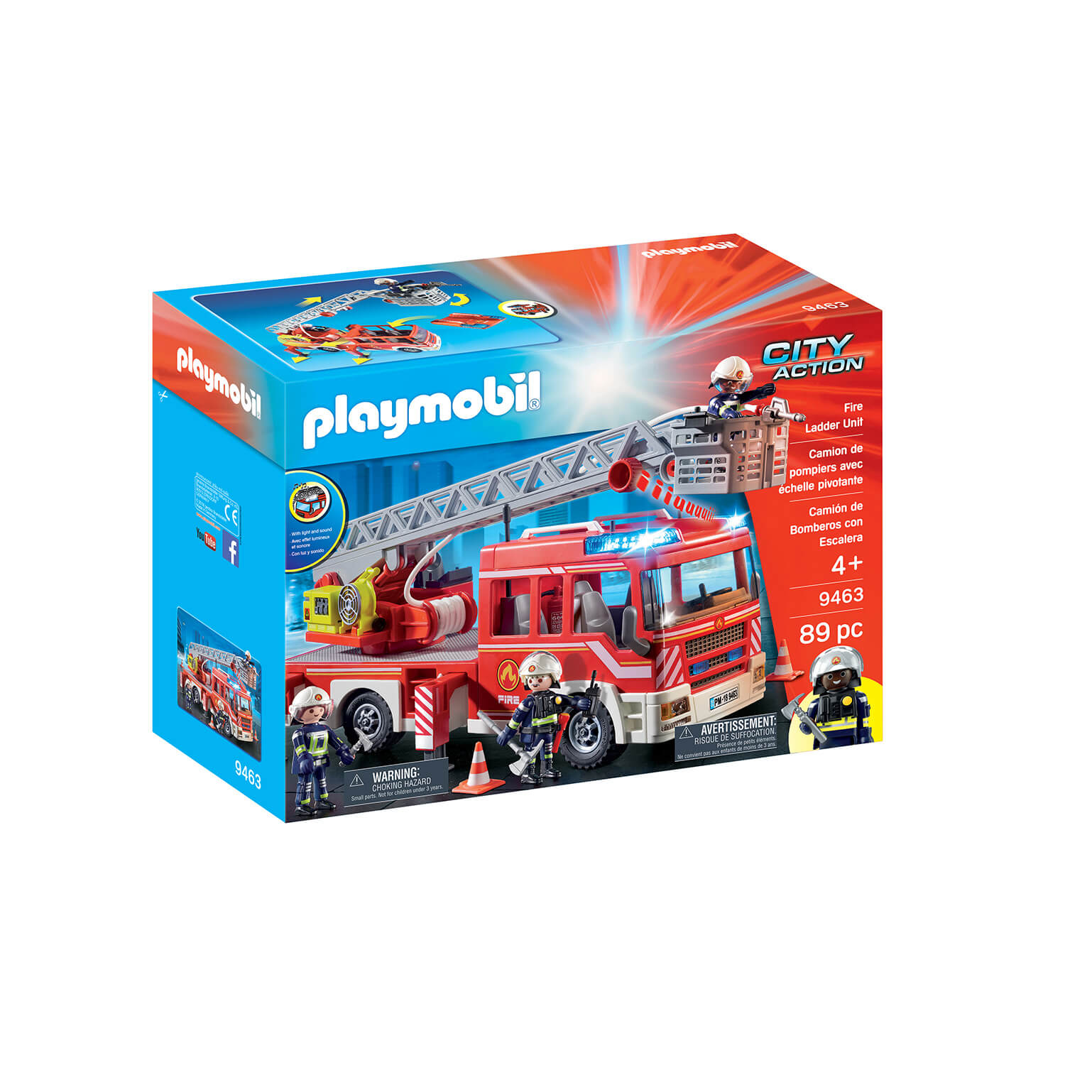 PLAYMOBIL Fire Brigade Fire Ladder Unit (9463)