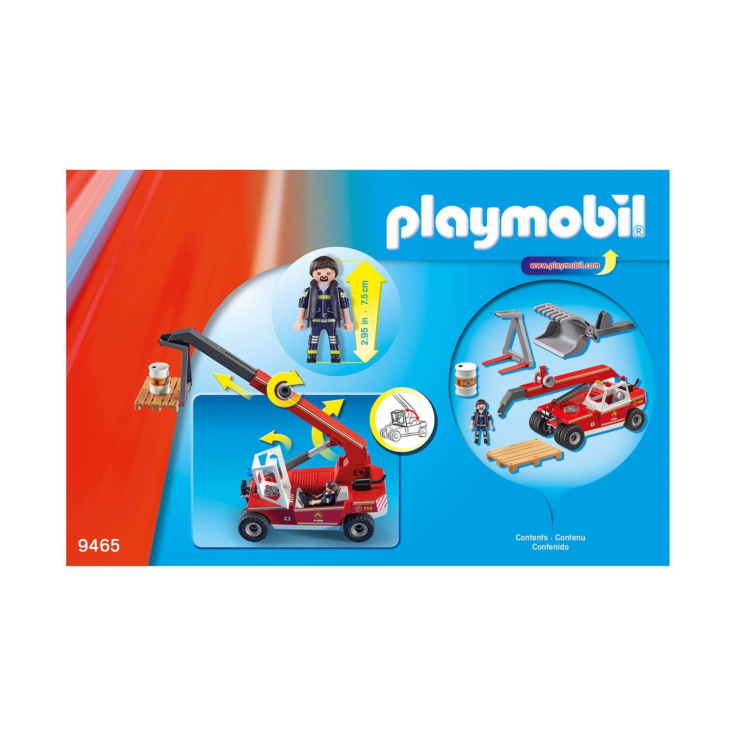 PLAYMOBIL Fire Brigade Fire Crane (9465)