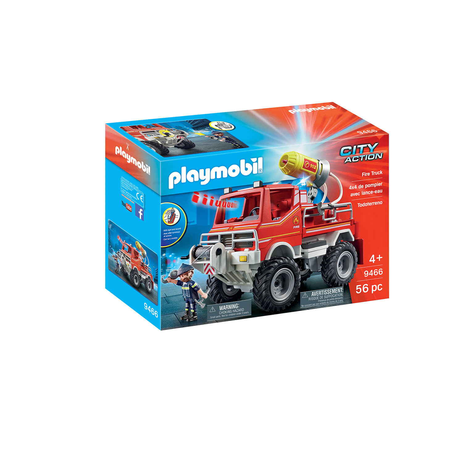 PLAYMOBIL Fire Brigade Fire Truck (9466)