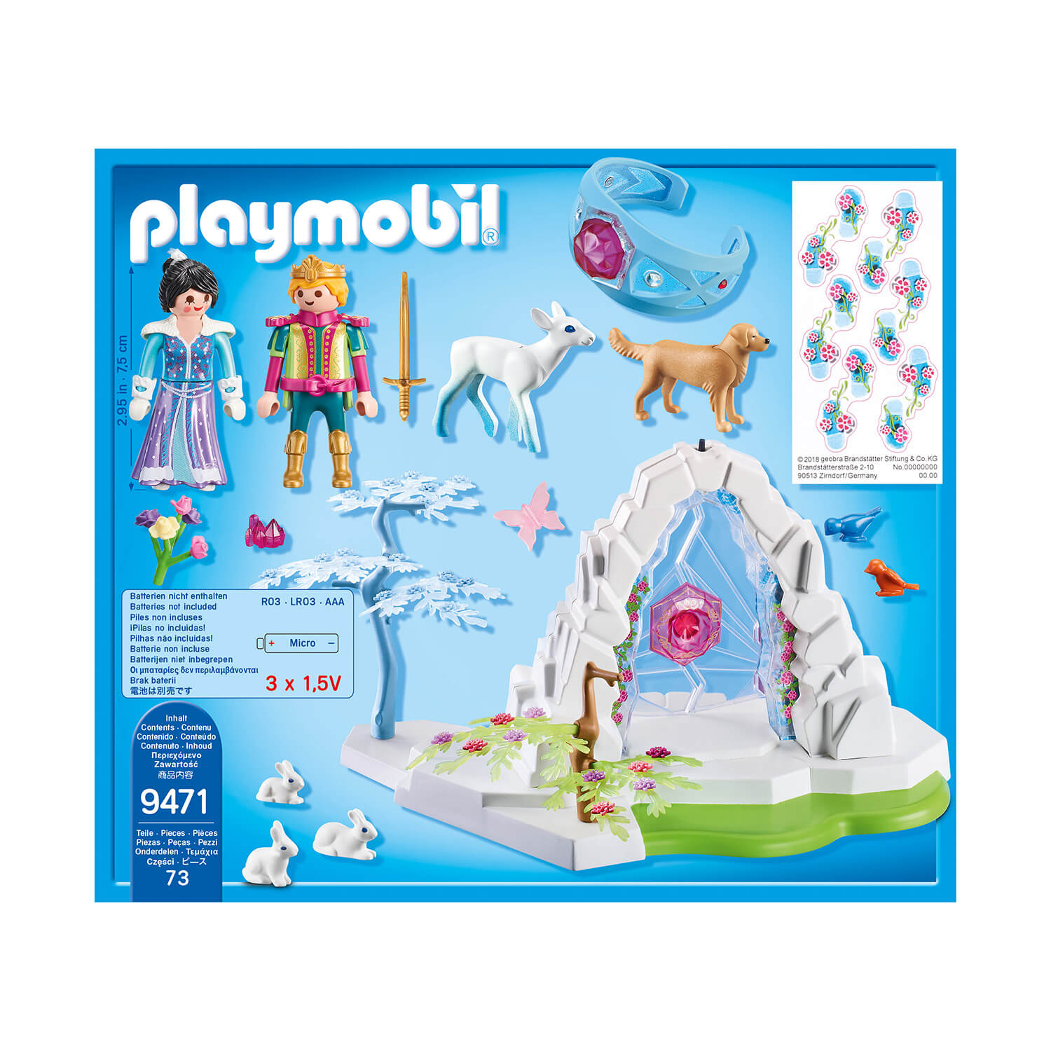 PLAYMOBIL Crystal Palace Crystal Gate to the Winter World (9471)
