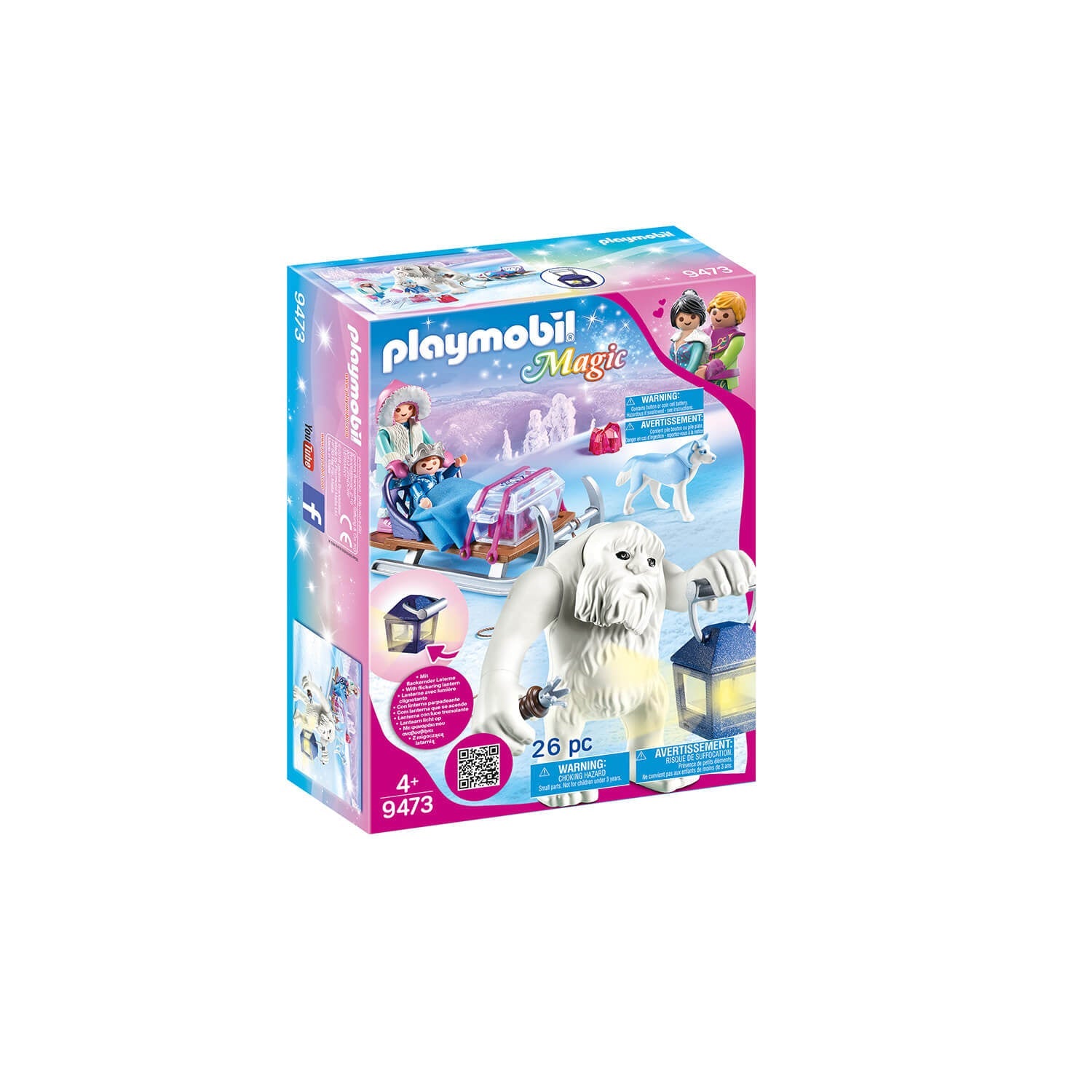 PLAYMOBIL Crystal Palace Yeti with Sleigh (9473)