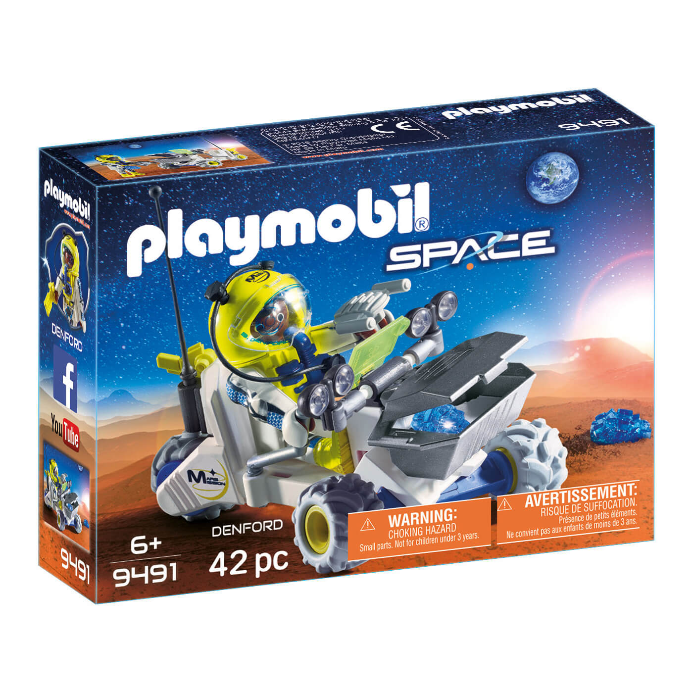 PLAYMOBIL Mars Mission Mars Rover (9491)