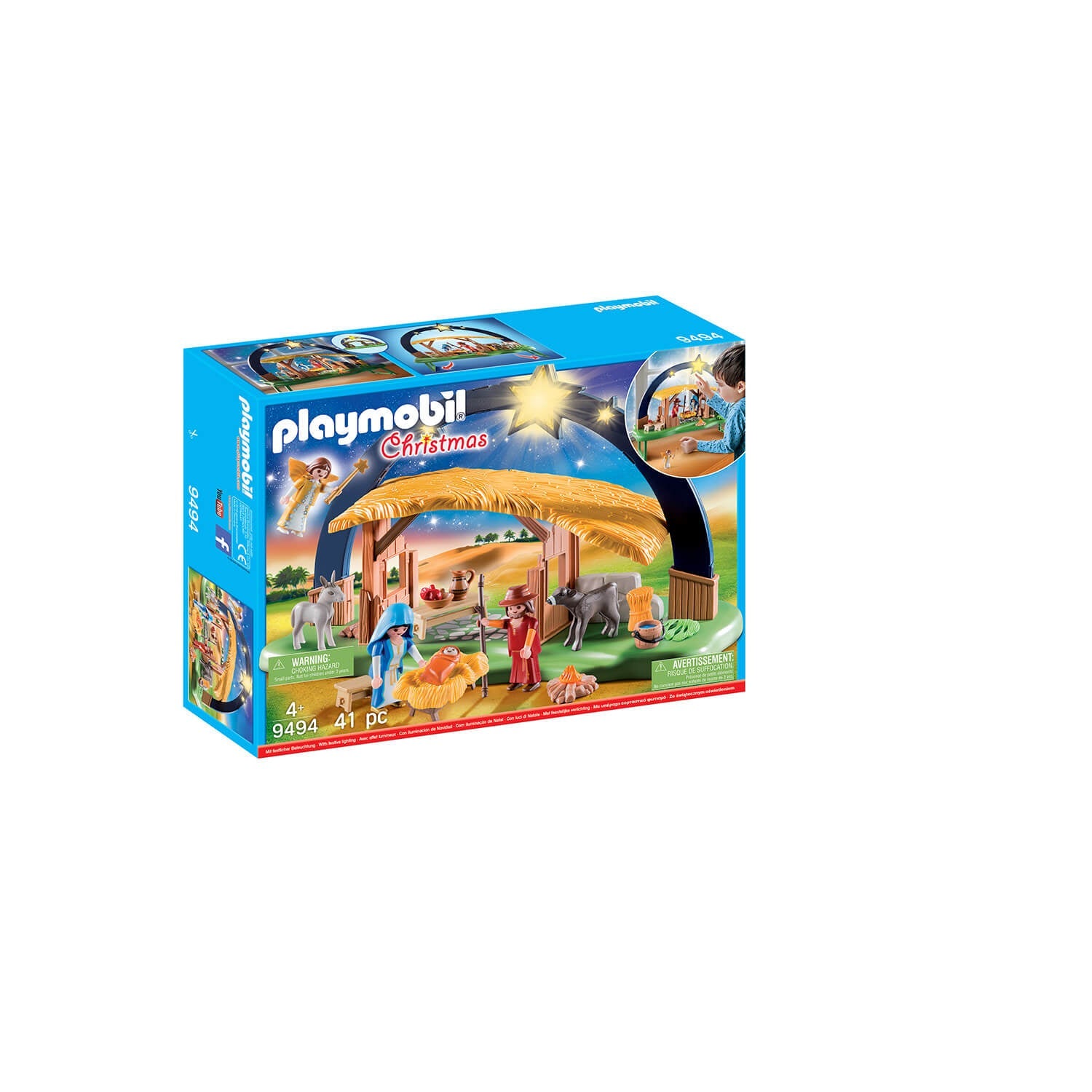 PLAYMOBIL Christmas Illuminating Nativity Manger (9494)