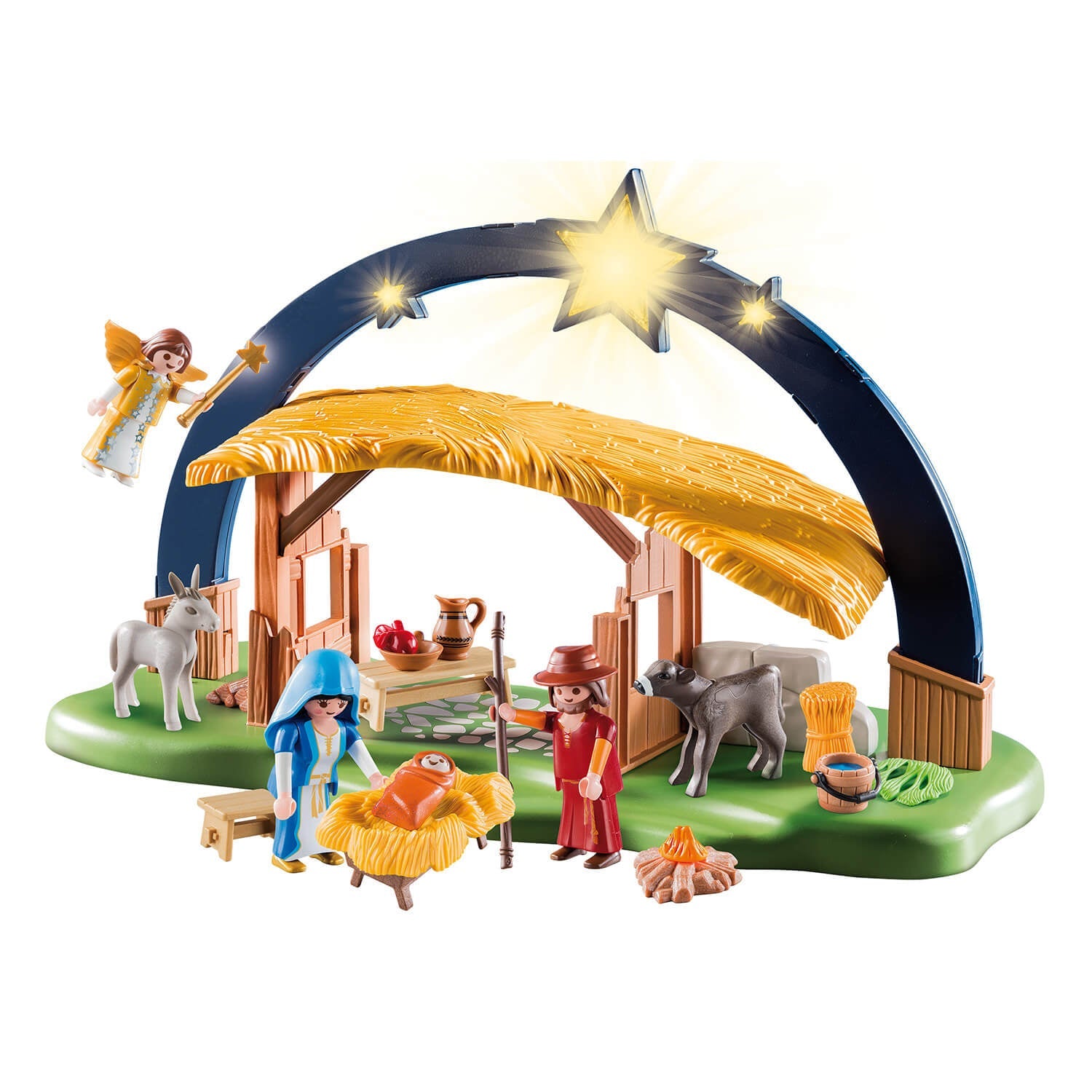 PLAYMOBIL Christmas Illuminating Nativity Manger (9494)