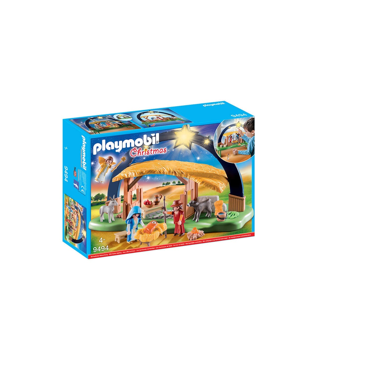 PLAYMOBIL Christmas Illuminating Nativity Manger (9494)