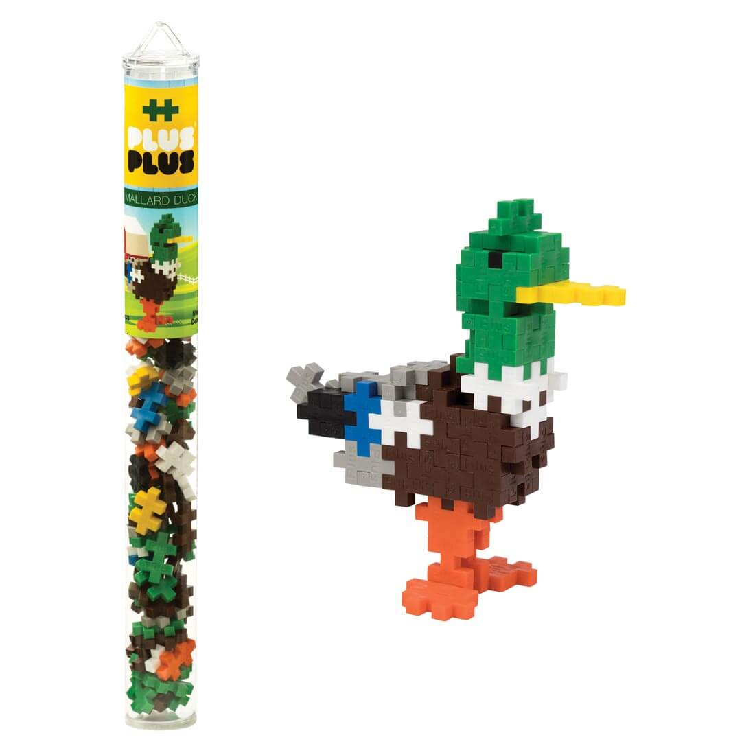 Plus-Plus Tube Mallard Duck
