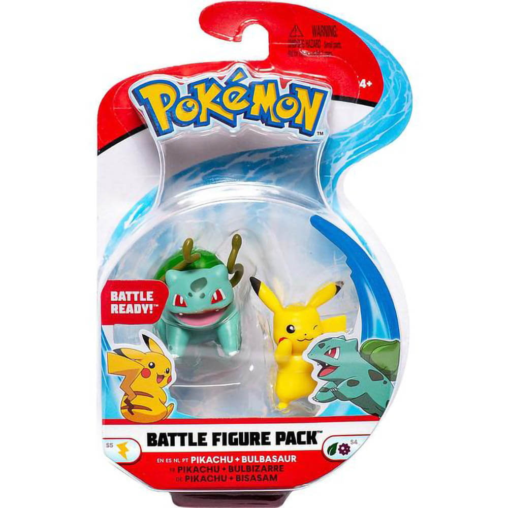 Pokemon Pikachu & Bulbasaur S5 Battle Figure Pack