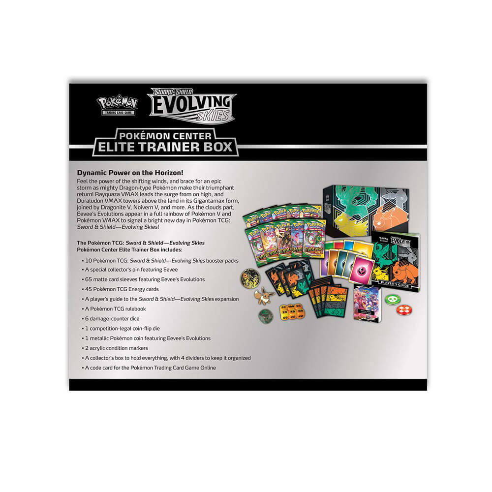 Pokemon Sword and Shield Evolving Skies Elite Trainer Box (Flareon, Jolteon, Umbreon, and Leafeon)