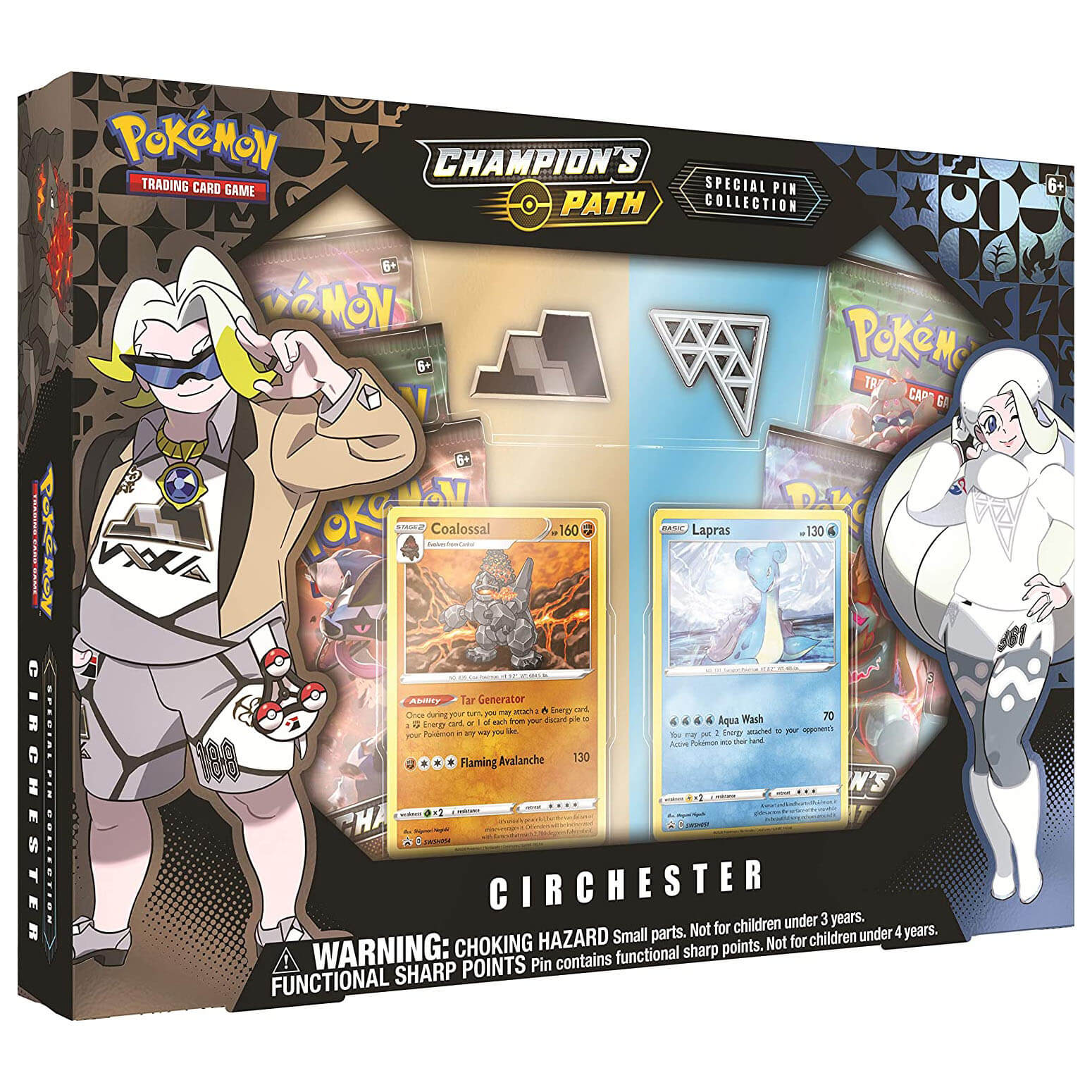 Pokemon TCG Champion's Path Circhester Special Pin Collection