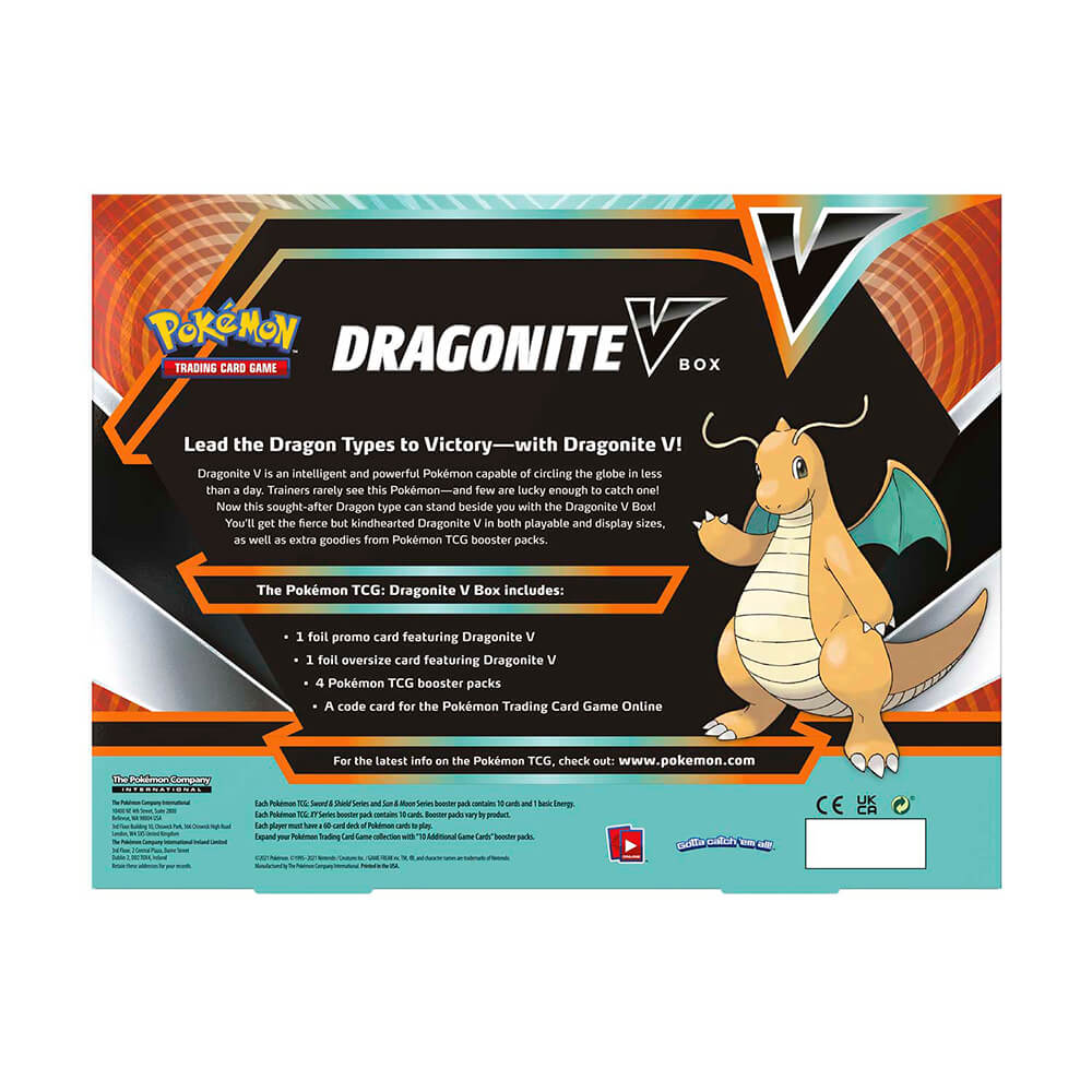 pokemon cards dragonite box Pokemon TCG: Dragonite V Box Set – Maziply Toys