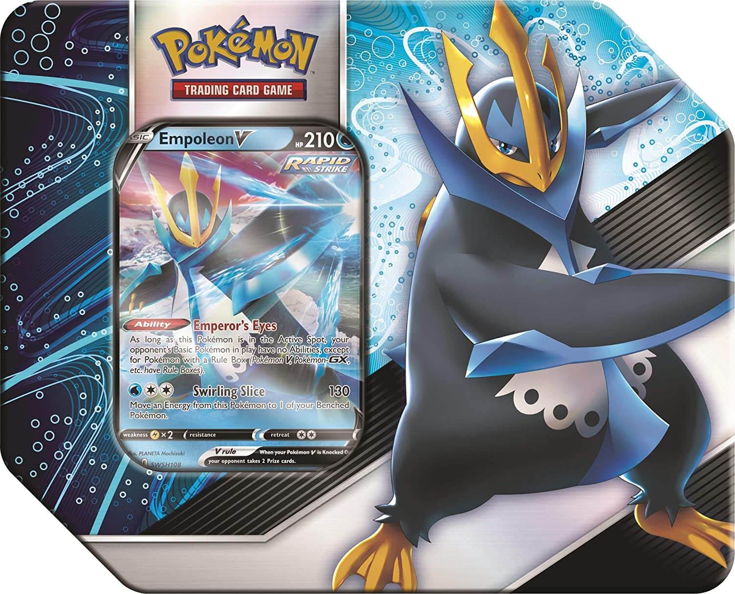 Pokemon TCG Empoleon V Strikers Tin