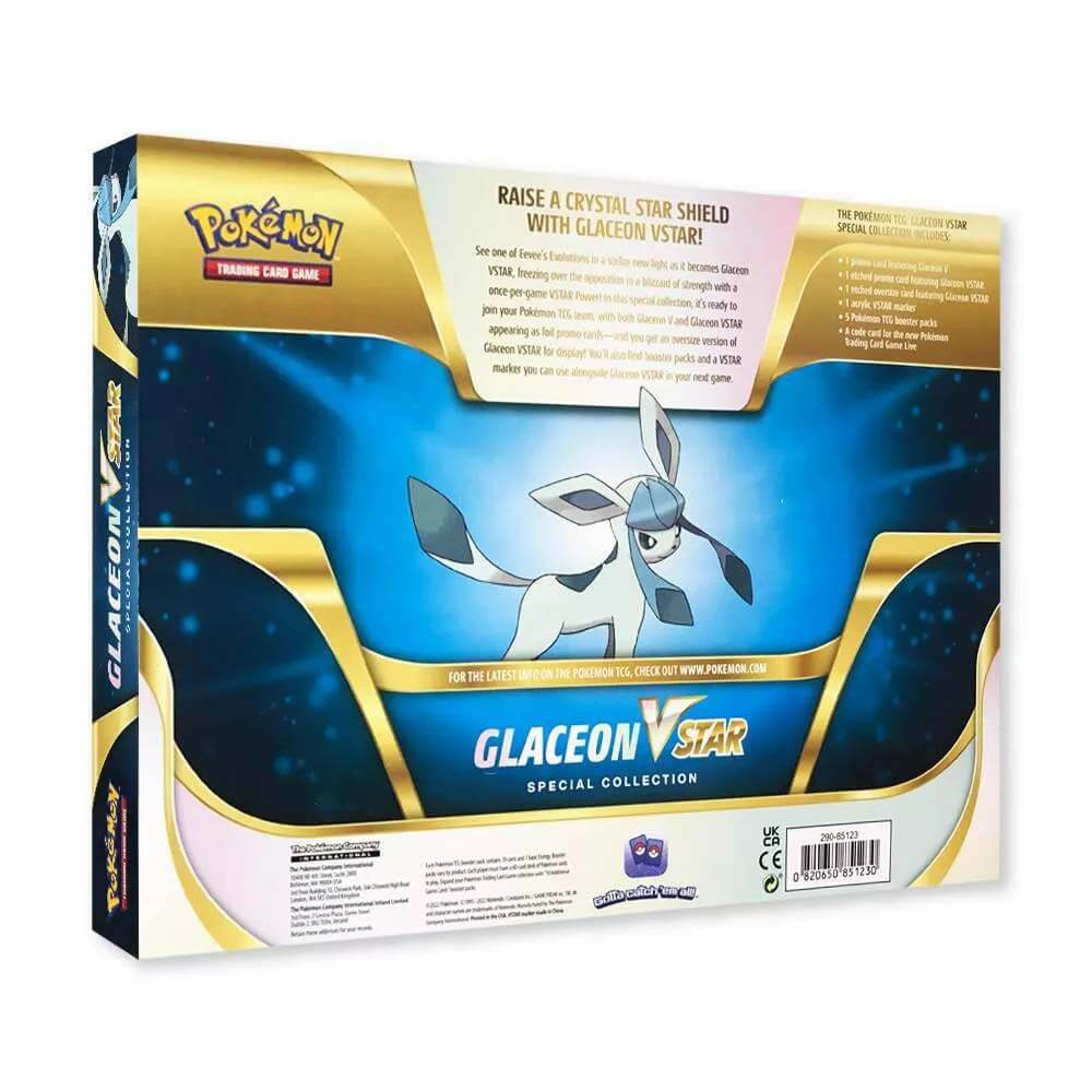 Pokmon TCG: Glaceon VSTAR Special Collections Maziply Toys Pokmon TCG: Glaceon VSTAR Special Collections Maziply Toys