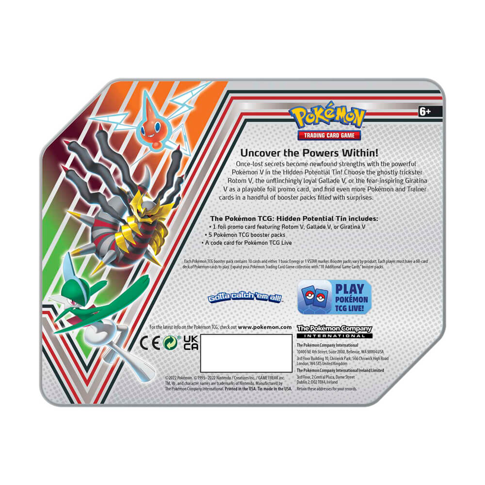 Pokmon TCG Hidden Potential Tin (Giratina V) Maziply Toys Pokmon TCG Hidden Potential Tin (Giratina V) Maziply Toys