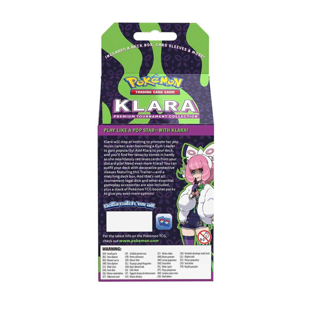 klara pokemon card value Pokemon TCG Klara Premium Tournament Collection Set – Maziply Toys