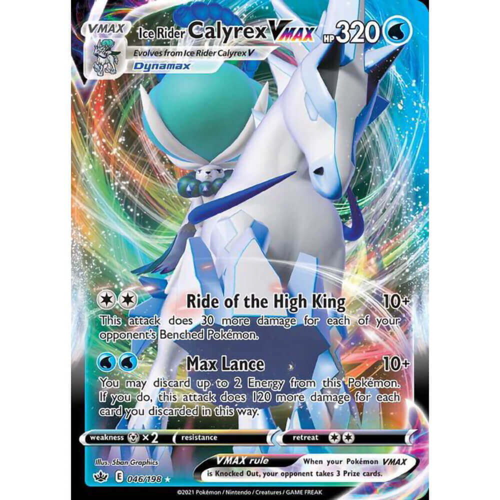 Pokmon TCG League Battle Deck Ice Rider Calyrex VMAX Maziply Toys Pokmon TCG League Battle Deck Ice Rider Calyrex VMAX Maziply Toys