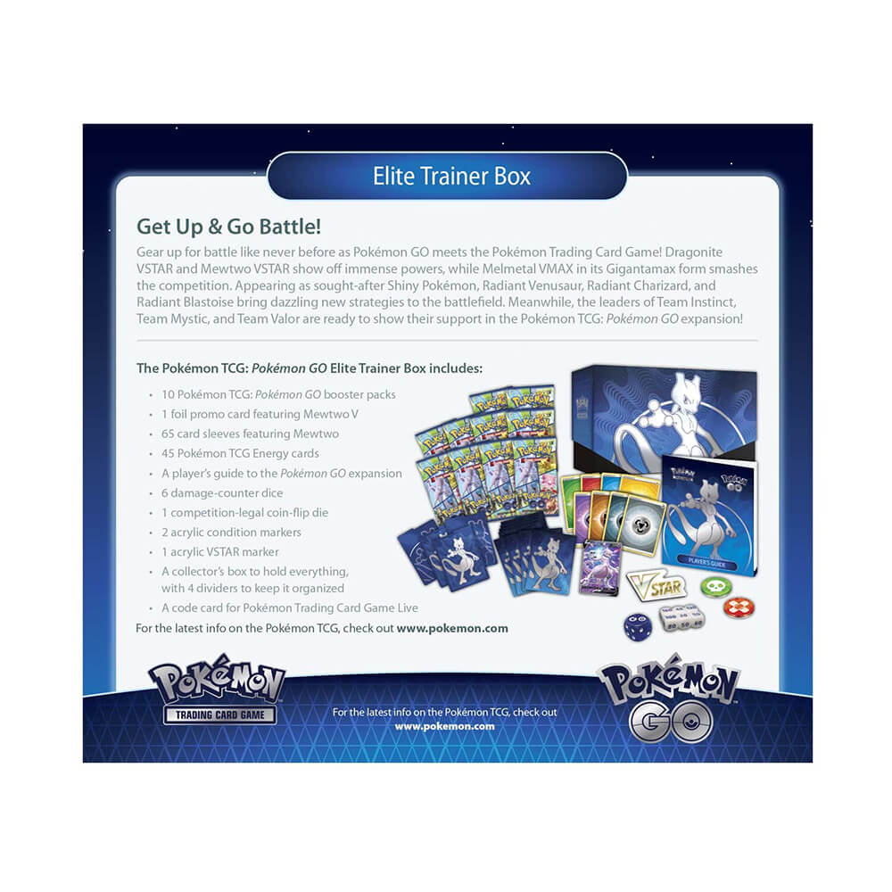Pokemon TCG Pokemon GO Elite Trainer Box Maziply Toys Pokemon TCG Pokemon GO Elite Trainer Box Maziply Toys