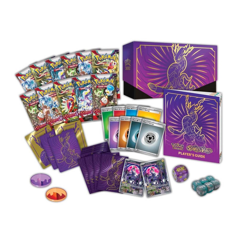 Pokemon TCG Scarlet & Violet Elite Trainer Box (Miraidon) Maziply Toys Pokemon TCG Scarlet & Violet Elite Trainer Box (Miraidon) Maziply Toys