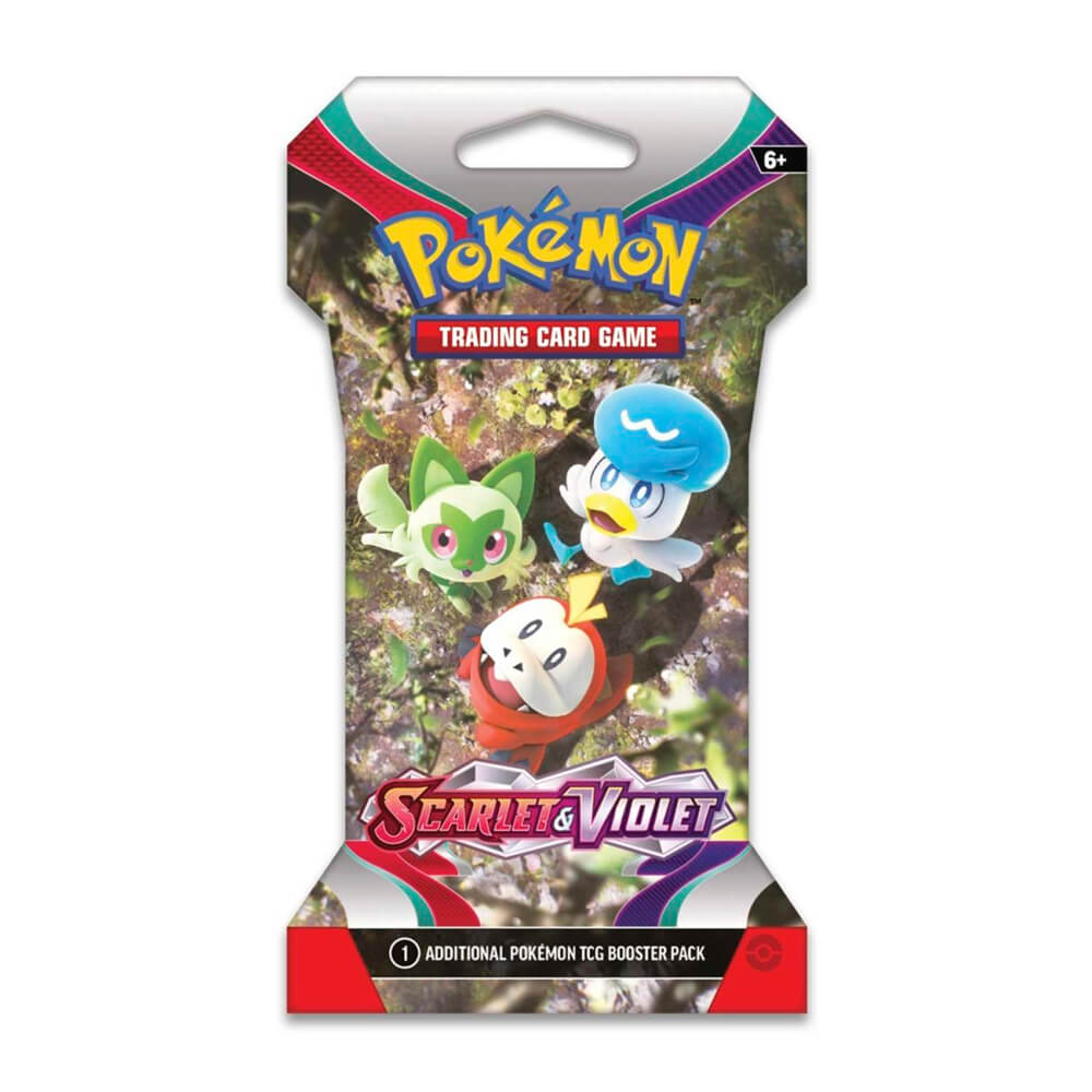 Pokemon TCG Scarlet & Violet Sleeved Booster Pack Maziply Toys Pokemon TCG Scarlet & Violet Sleeved Booster Pack Maziply Toys