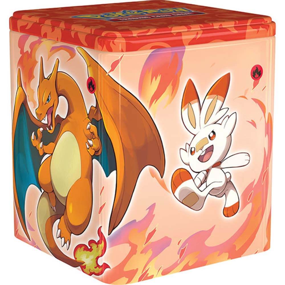 Pokemon TCG Scorching Fire Stacking Tin