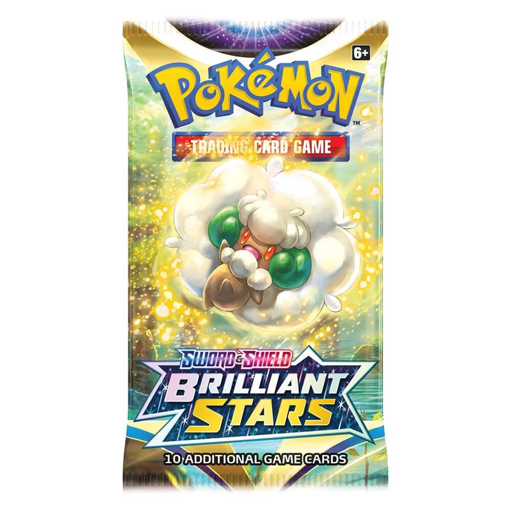 Pokemon TCG Sword & Shield Brilliant Stars Booster Pack Maziply Toys Pokemon TCG Sword & Shield Brilliant Stars Booster Pack Maziply Toys