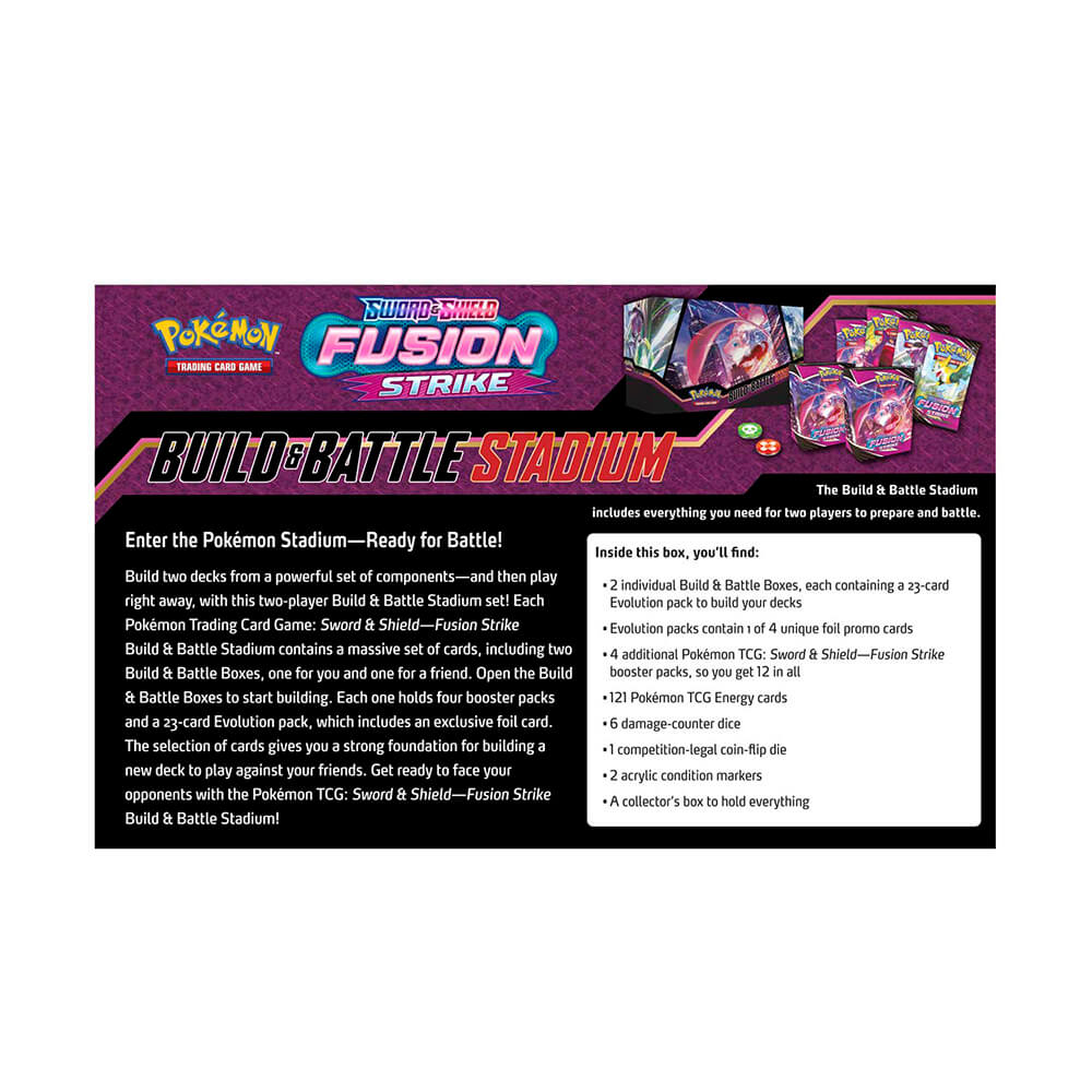 Pokemon TCG: Sword & Shield-Fusion Strike Build & Battle Stadium