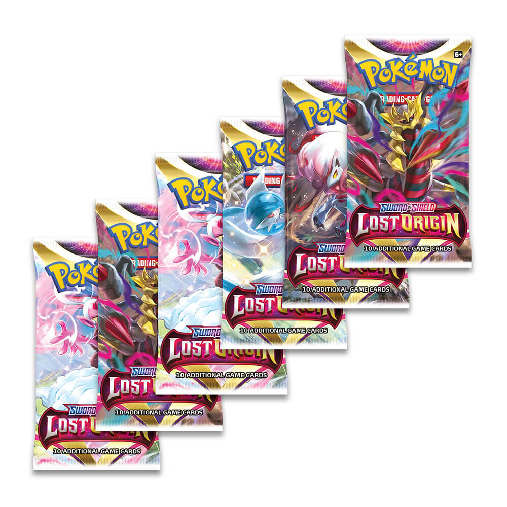 Pokemon TCG Sword & Shield Lost Origin Booster Bundle (6 Packs)