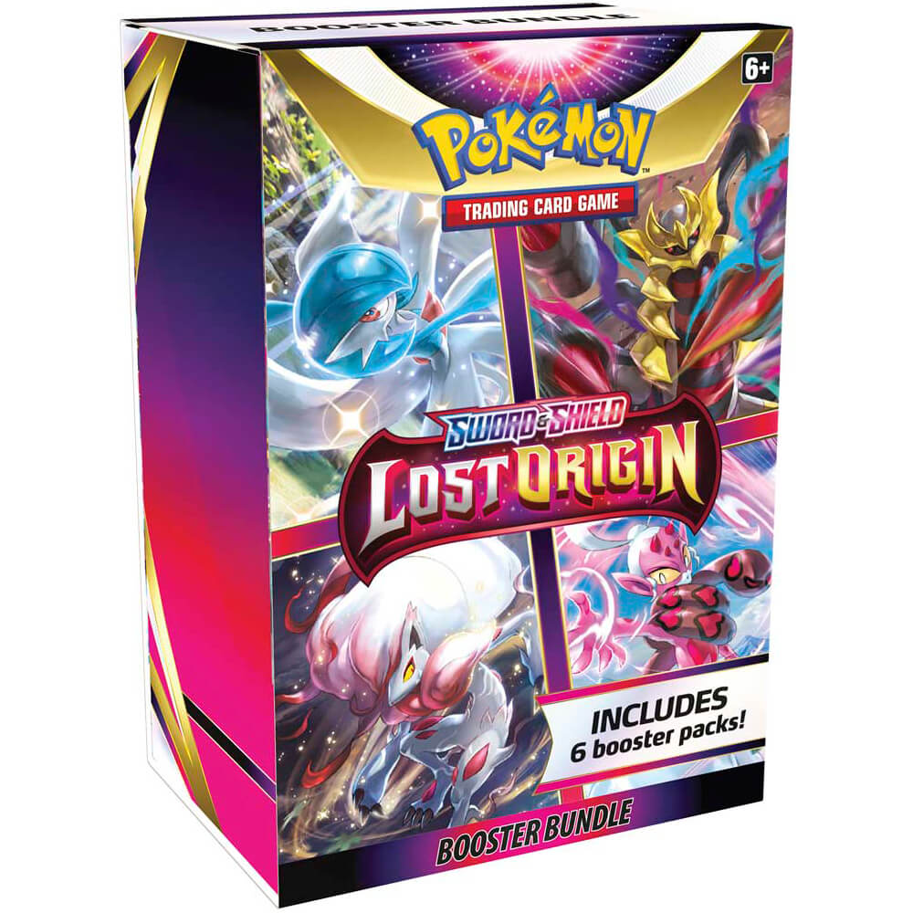 Pokemon TCG Sword & Shield Lost Origin Booster Bundle (6 Packs)