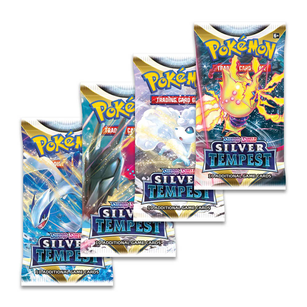 Pokemon TCG Sword & Shield Silver Tempest Booster Box (36 Packs) Maziply Toys Pokemon TCG Sword & Shield Silver Tempest Booster Box (36 Packs) Maziply Toys