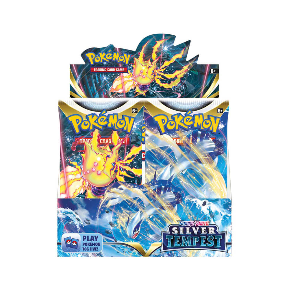 pokemon cards for sale booster box Pokemon TCG Sword & Shield Silver Tempest Booster Box (36 Packs) – Maziply Toys