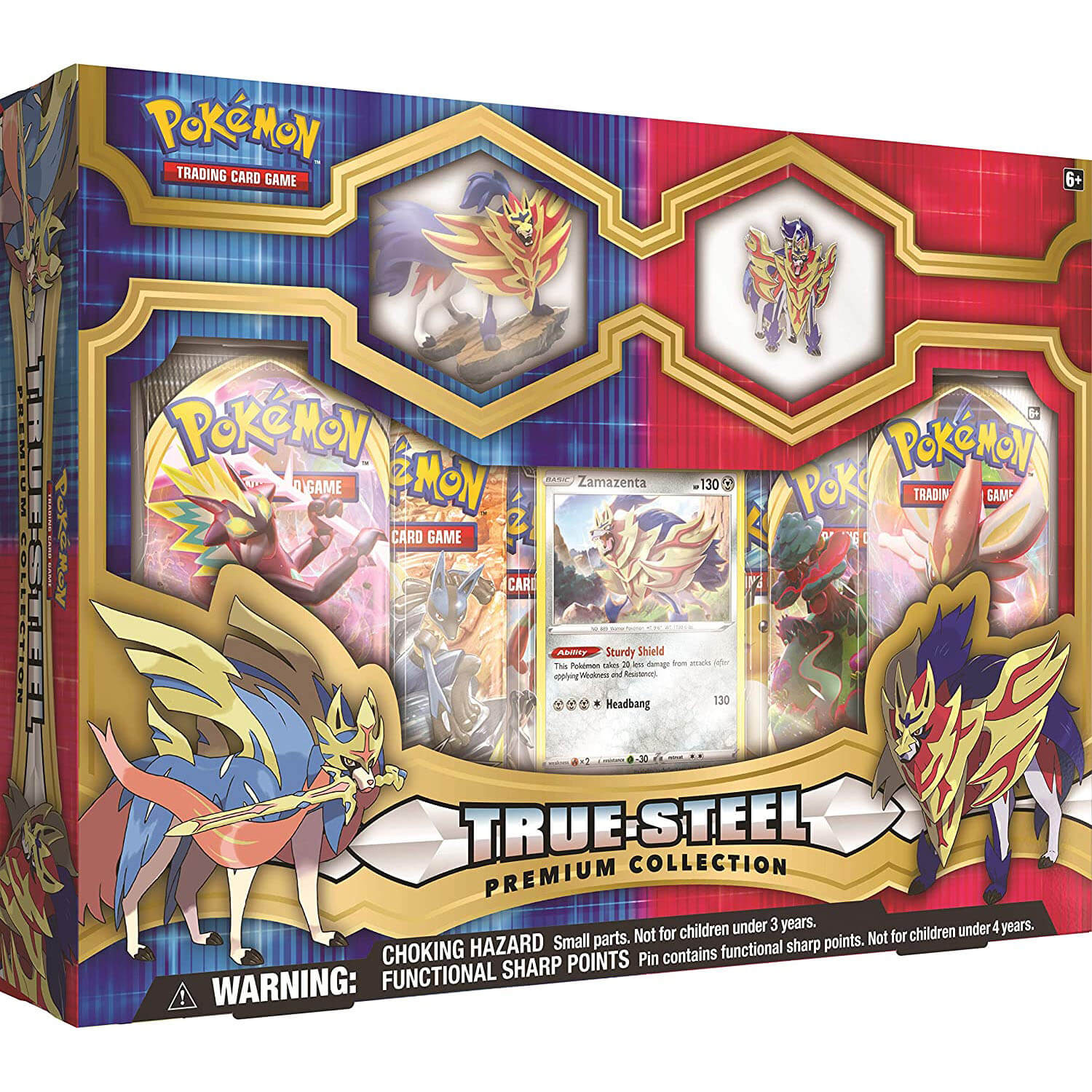 Pokemon TCG True Steel Premium Collection Zamazenta Box