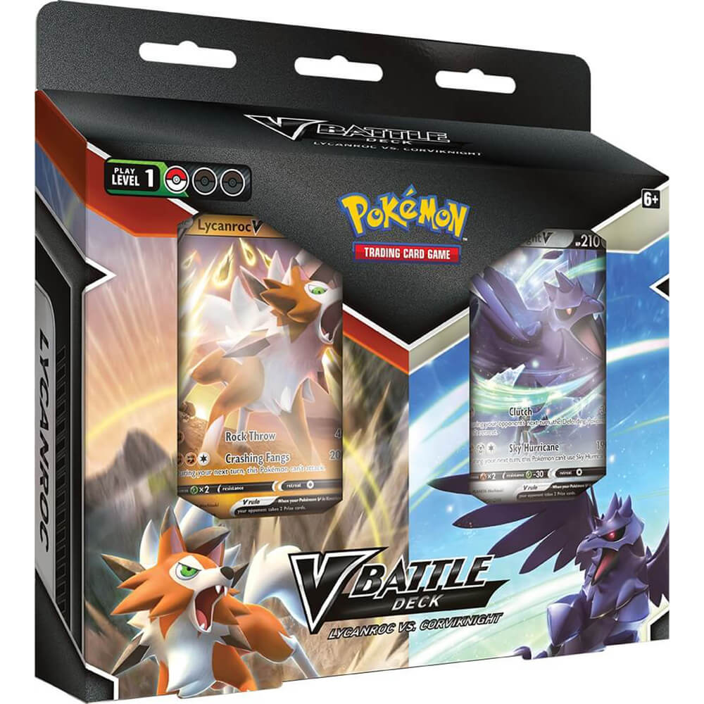 Pokemon TCG V Battle Deck Lycanroc vs Corviknight