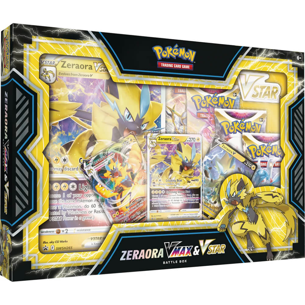 Pokemon TCG Zeraora VMAX & VSTAR Battle Box