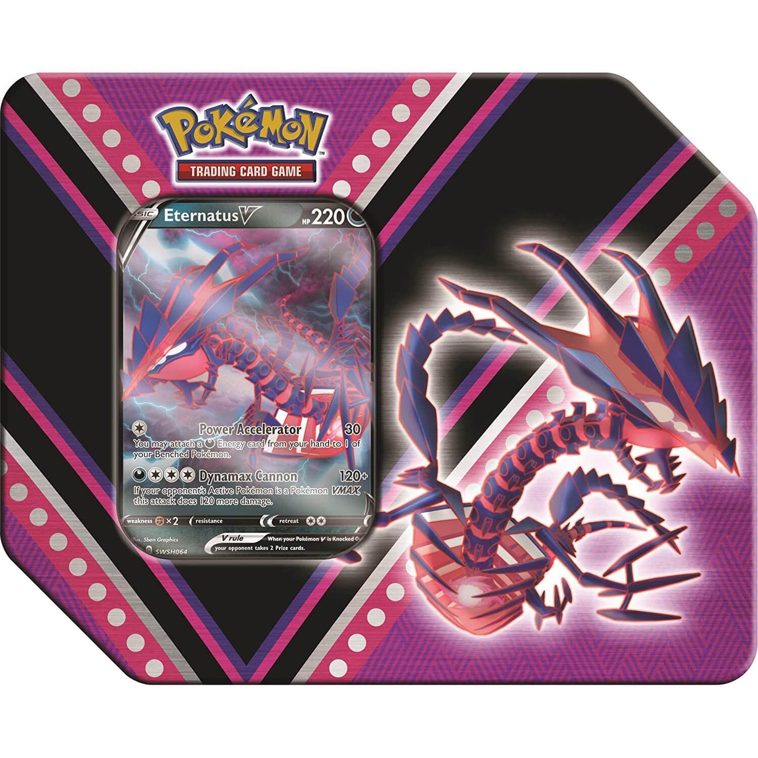 Pokemon TCG V Powers Collectible Tin (Styles Vary)