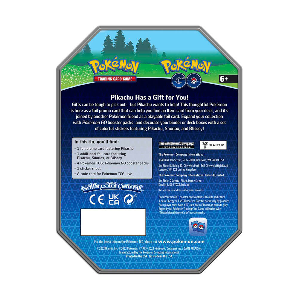 PokemonTCG Pokemon GO Blissey Gift Tin Maziply Toys PokemonTCG Pokemon GO Blissey Gift Tin Maziply Toys