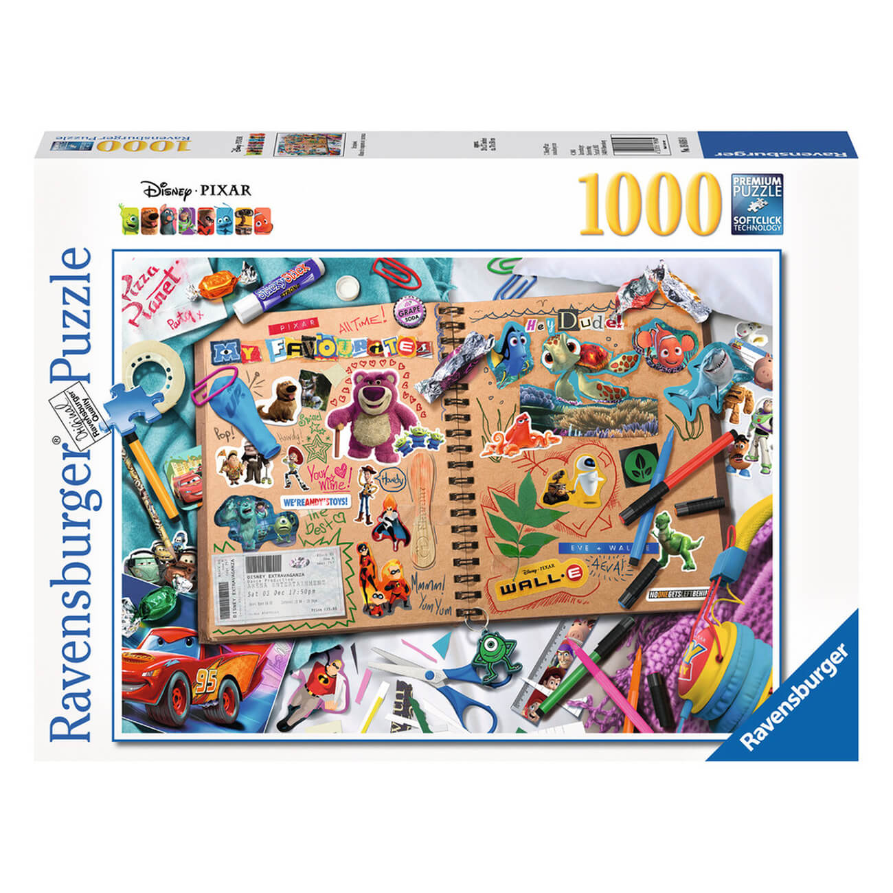 Ravensburger Disney Pixar Scrapbook 1000 Piece Puzzle